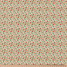 Algodón estampado OTMA Caqui / Rosa